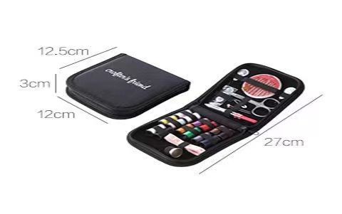 家用质量好手工便携式带顶针别针缝纫针线工具针线包针27件套装详情2