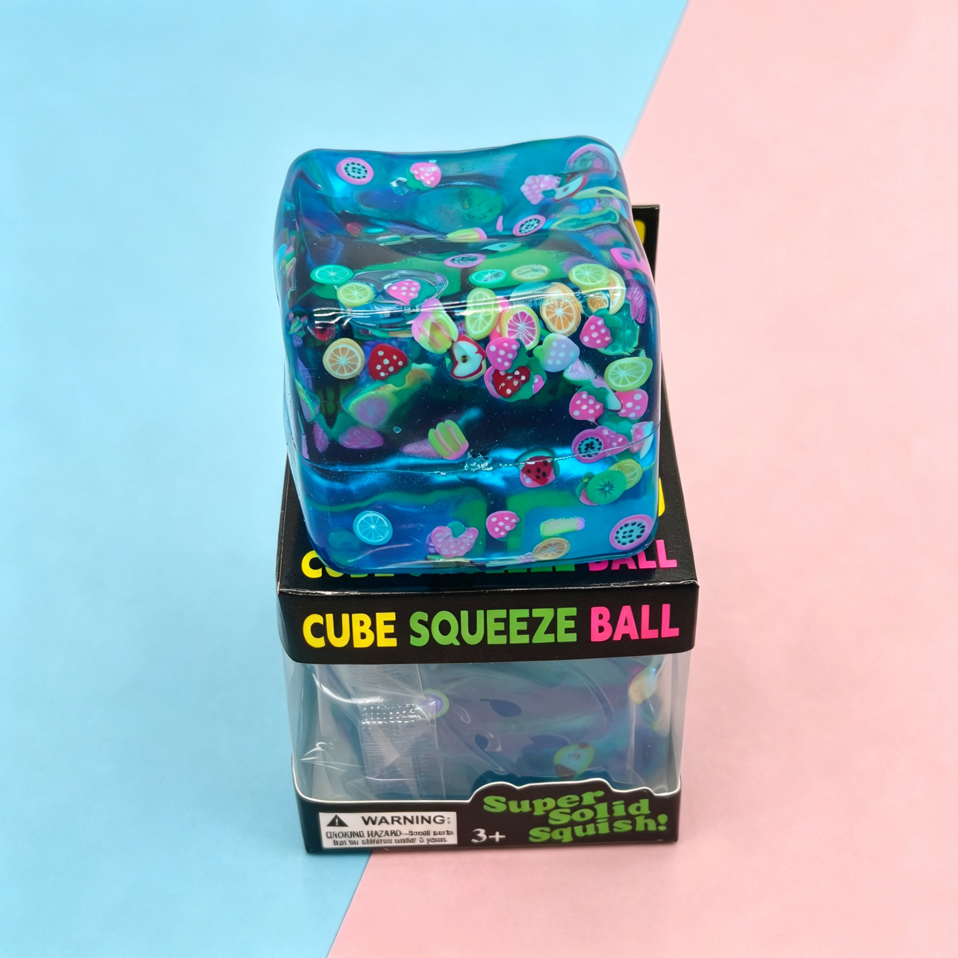Cross-border same style Xiaohongshu fruit slice square maltose pinch release toy slow rebound toy wholesale new style pic 8