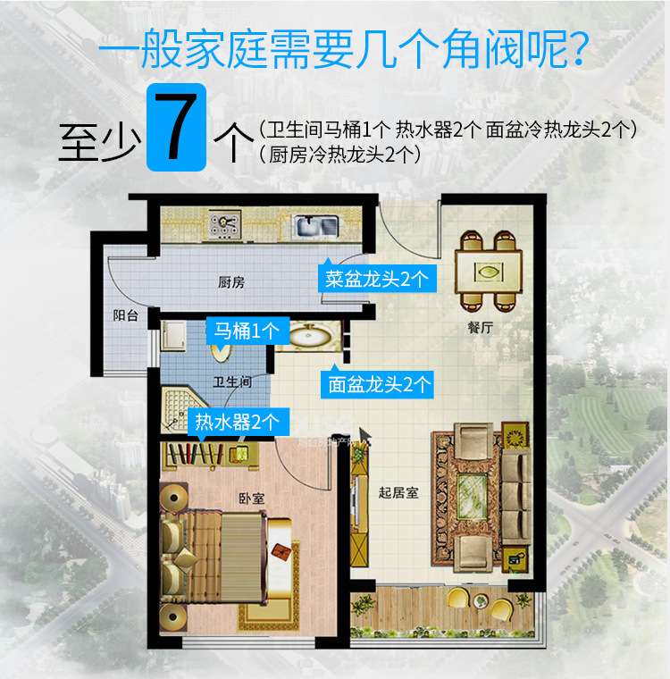 Angle valve, hot and cold water valve, water heater switch, household thickened stop valve, eight-shaped valve, 304 stainless steel Angle valve pic 6