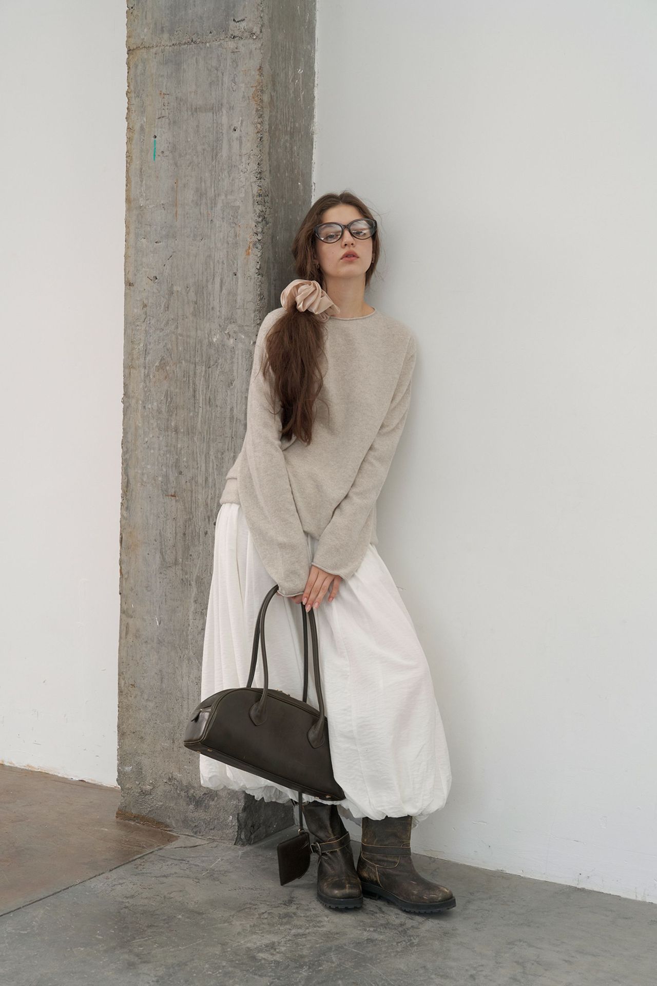 Korean-style seamless one-piece process round-neck pullover cotton and wool sweater, basic base layer for women a1183 in autumn and winter pic 51