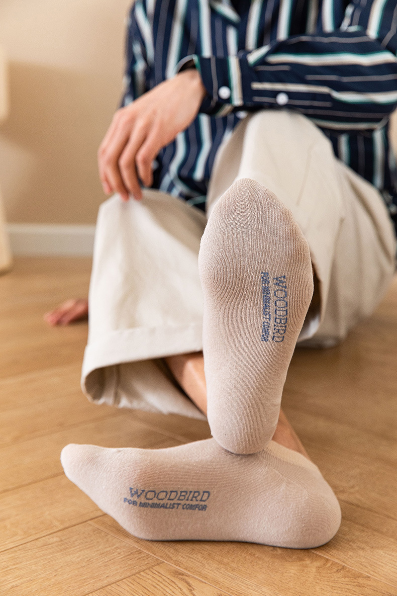 男士薄款短袜纯色袜子网眼浅口隐形袜硅胶防滑防臭棉袜棉纱船袜详情1