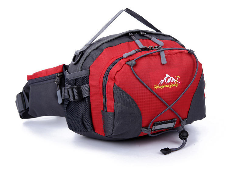 The manufacturer sells Korean-style outdoor hiking waist bags, casual handbags, and single-shoulder travel waist bags with reflective strap designs pic 27