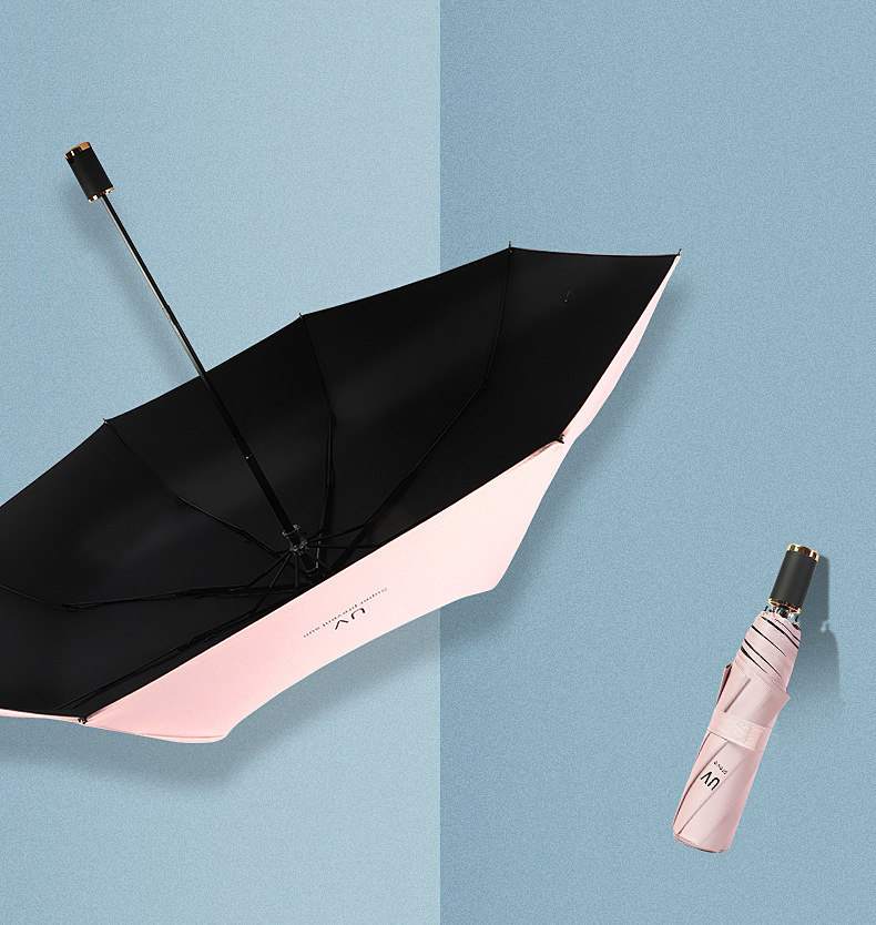 全自动雨伞男女折叠大号商务晴雨两用遮阳防晒太阳伞定制logo批发详情4