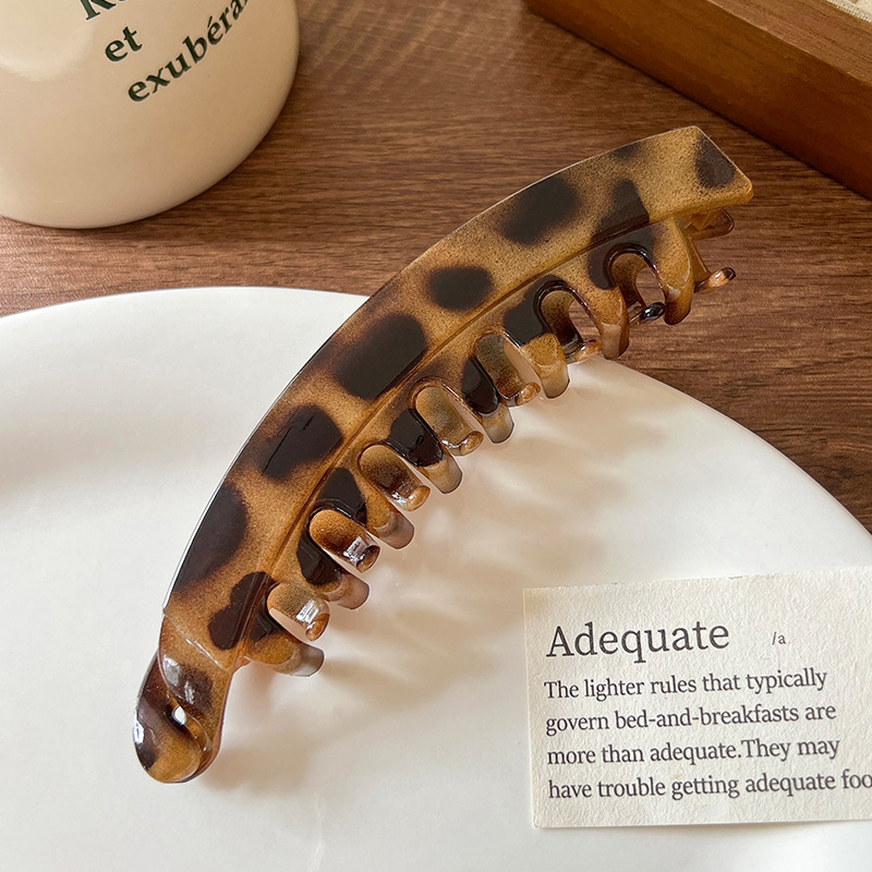 Lazy banana clipper, a powerful hair clip, a high ponytail fixing tool, a high-end hairpin at the back of the head, a vertical hair clip accessory for women pic 6