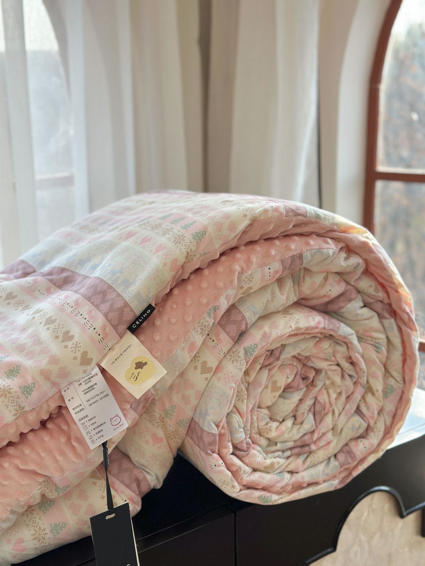 13372 All-cotton cartoon small floral print spring and autumn quilt soothing, bean quilt warm and fleece winter quilt core pic 87