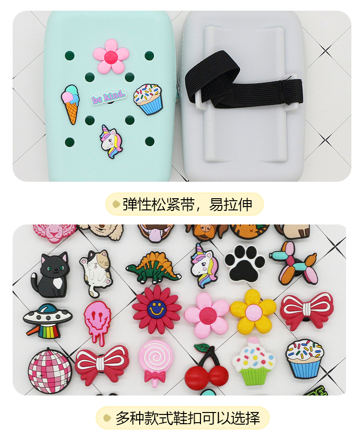 Cross-border bestsellers: stanley water Cup Silicone hole Bag, 40oz Ice Cup, loose change bag, outdoor exercise arm bag pic 11