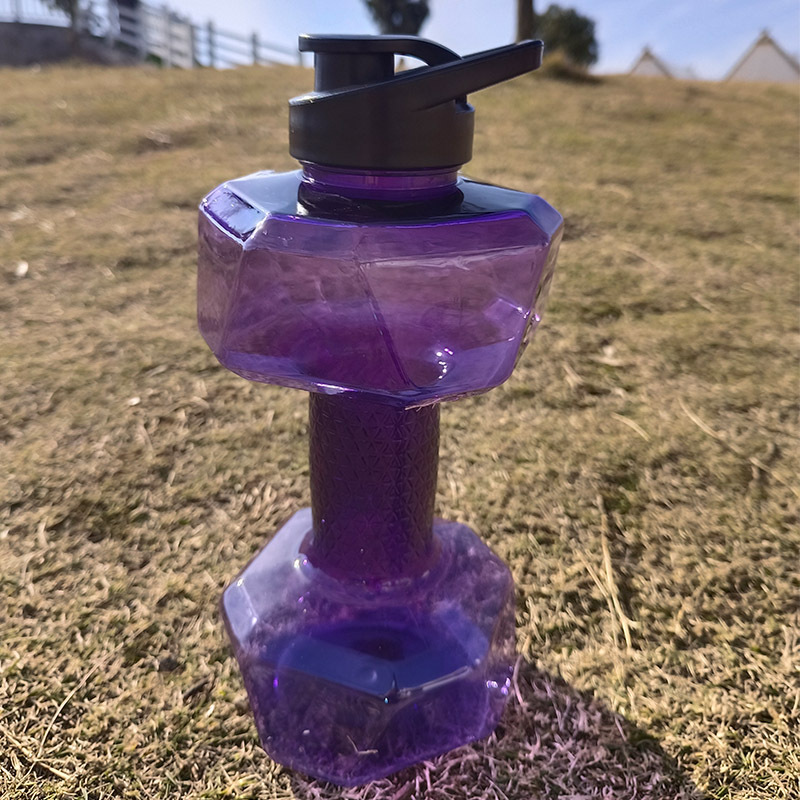1.5L哑铃杯大容量水壶户外便携式塑料水杯哑铃太空杯冷水杯可印刷详情5