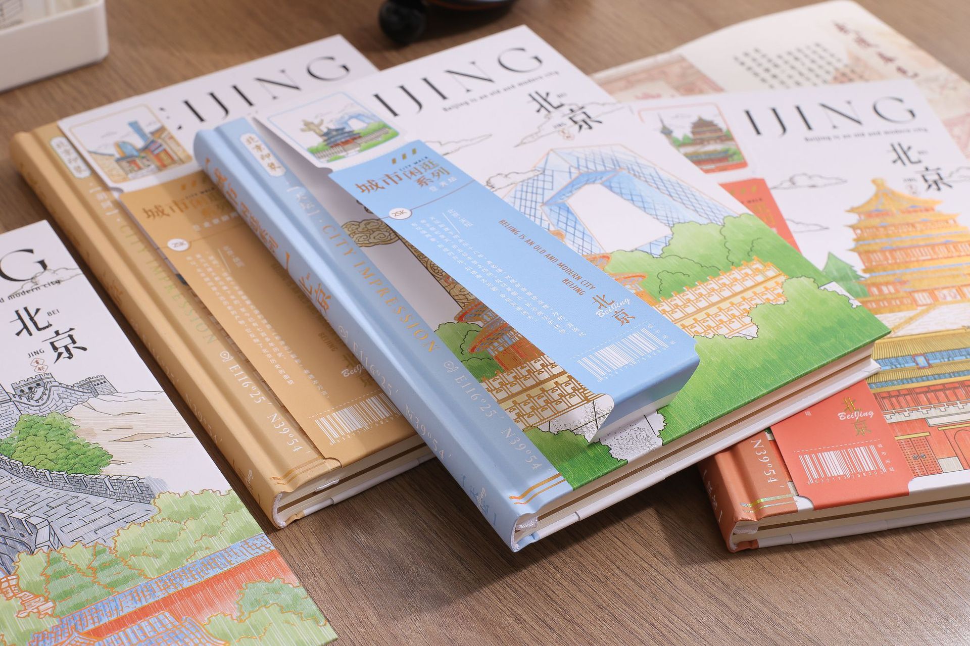 Jingu Stationery 25K City Stroll - Beijing Round-back Hardcover Notebooks, Handbooks, Student Notebooks pic 29