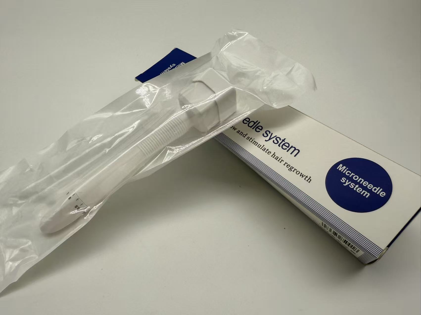 亚马逊印章微针图章皮肤点刺140针厂家头皮滚轮源头工厂可调生发详情2