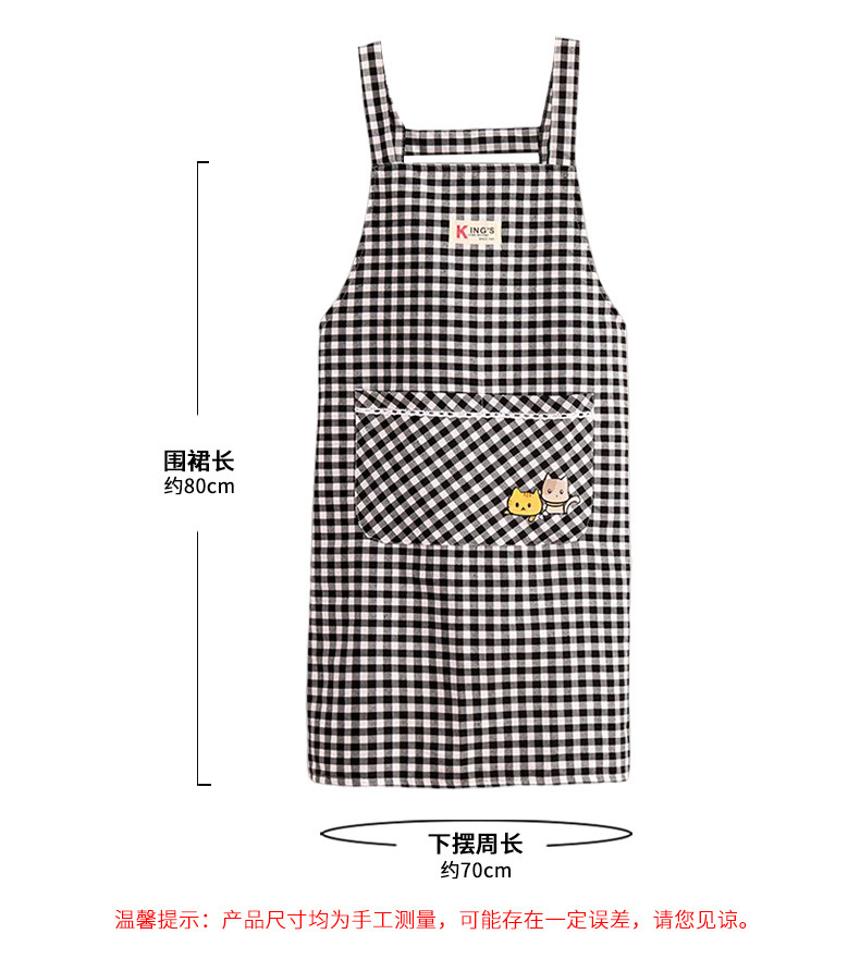 【 Chi Jia 】 Country-style waterproof apron, breathable for home use, wear-resistant, dirt-resistant, stain-resistant and oil-resistant pic 10