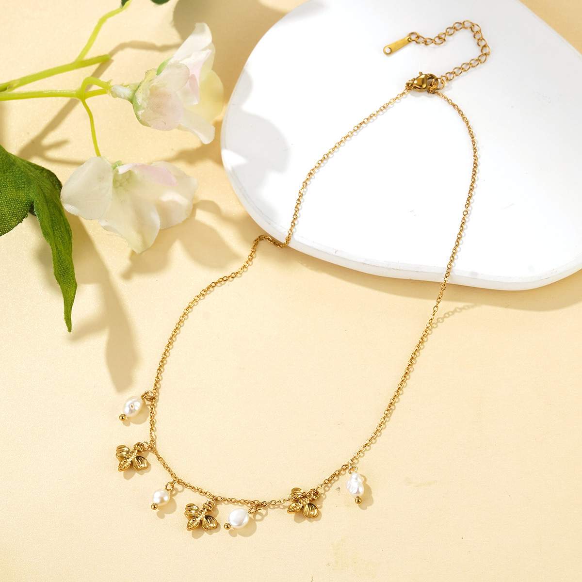 Amazon titanium steel bracelet, high-end and simple necklace, light luxury stainless steel bracelet, non-fading, cross-border exclusive jewelry pic 26