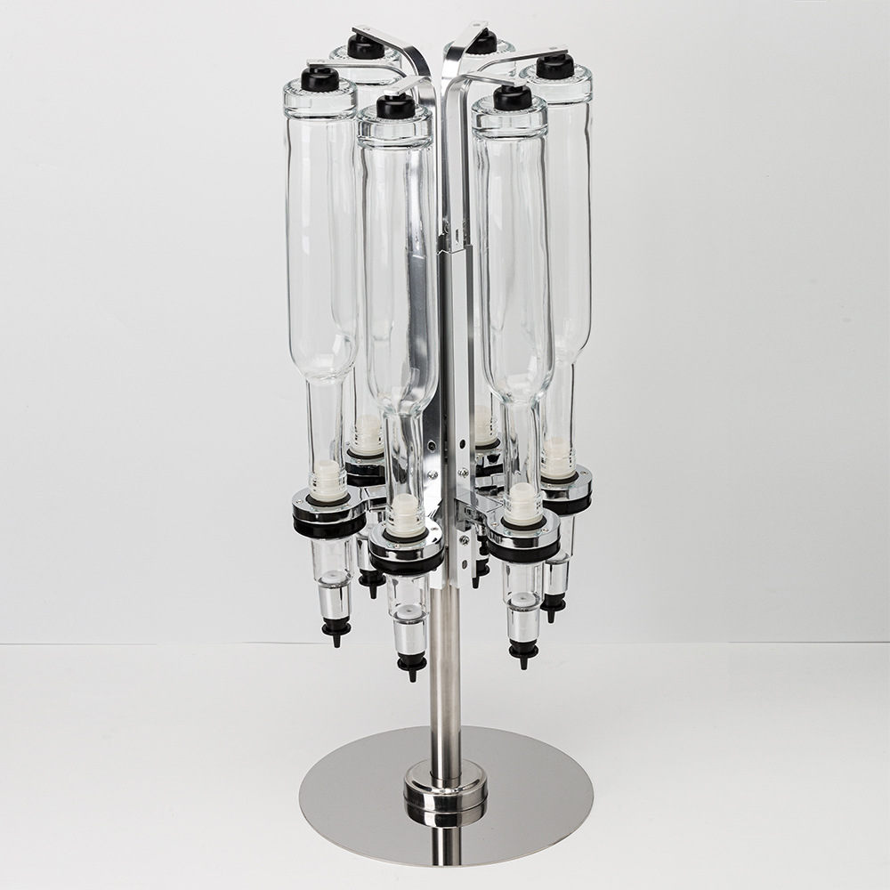 散装香水展示架吧散销售迷你小柜台6泵头分装器地摊货架详情13