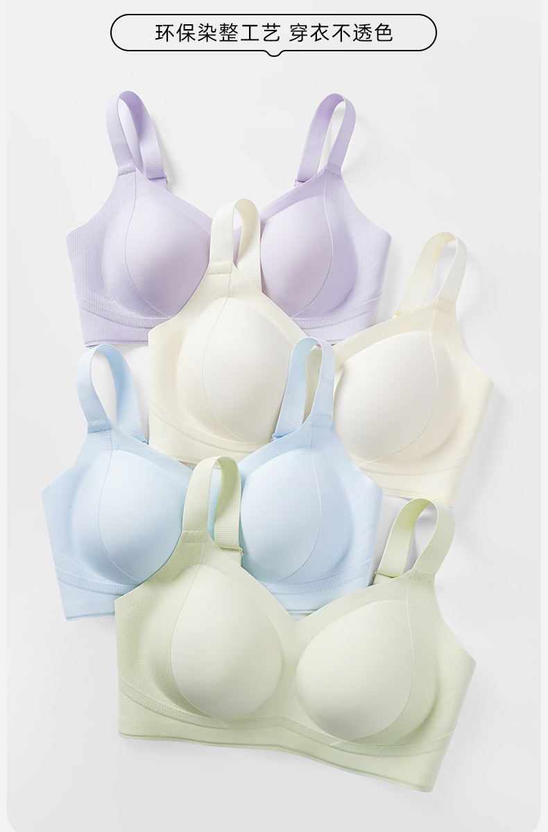 「B-E罩杯」大杯大胸7A抗菌承托大码文胸女收副乳聚拢无痕内衣女详情6