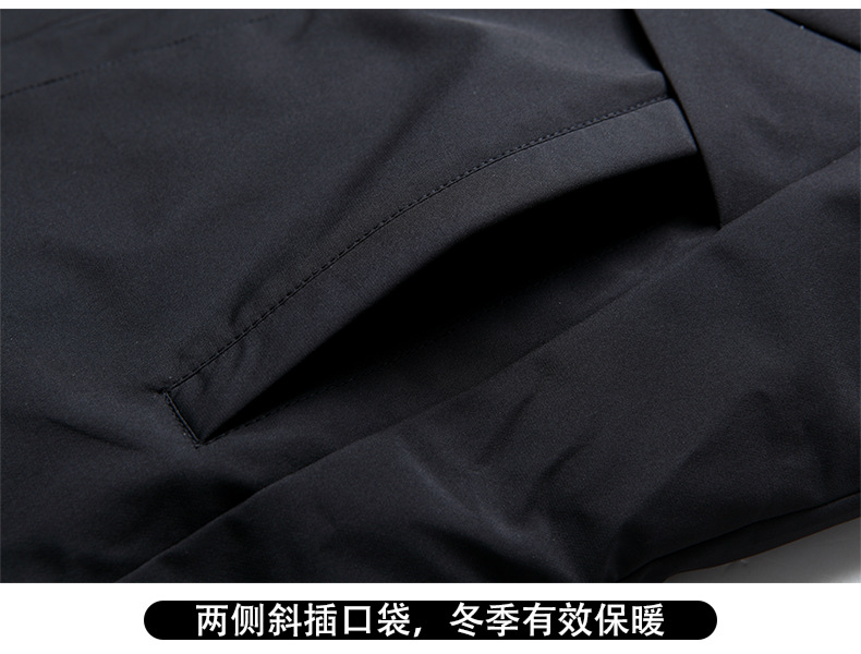 鸭绒男士羽绒服2024冬季保暖新款中长款冬装毛领大码加厚休闲外套详情17