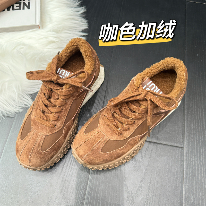 【内增高7厘米】早秋真皮女小个子厚底休闲百搭舒适德训鞋010399详情13