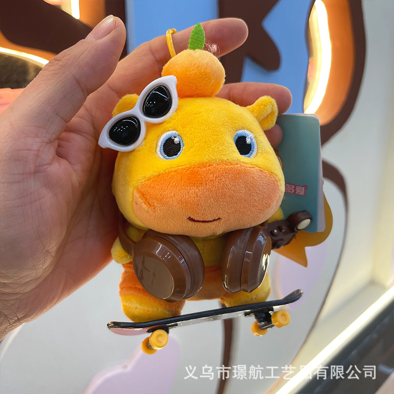 【 Authentic 】 Original secondary costume water Dolphin Lulu plush doll bag Pendant, Little Red Book Internet celebrity doll pic 5