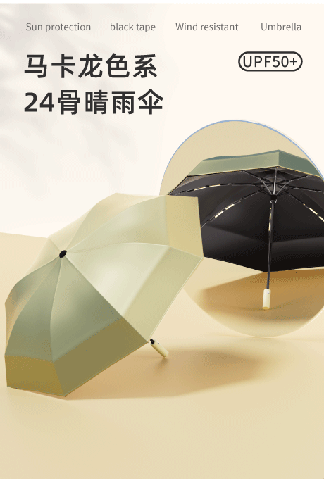 130cm大号雨伞自动男士晴雨伞批发商务定制广告伞遮阳防晒折叠伞详情4