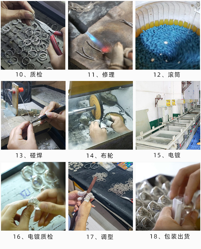 Cross-border niche design light luxury S925 sterling silver ring for women, Baroque pearl square opening ring accessory pic 30