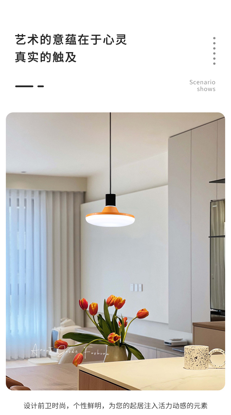 厂家批发led飞碟灯泡家用护眼节能灯E27螺口三防大功率超亮照明灯详情13