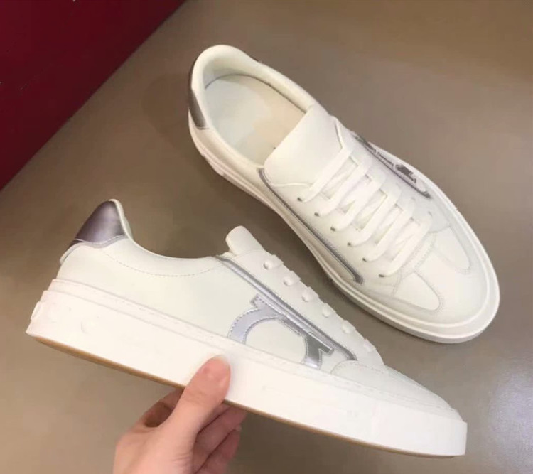 真皮男板鞋欧洲站拼色系带小白鞋平底牛皮防臭黑色时尚休闲单鞋潮详情16