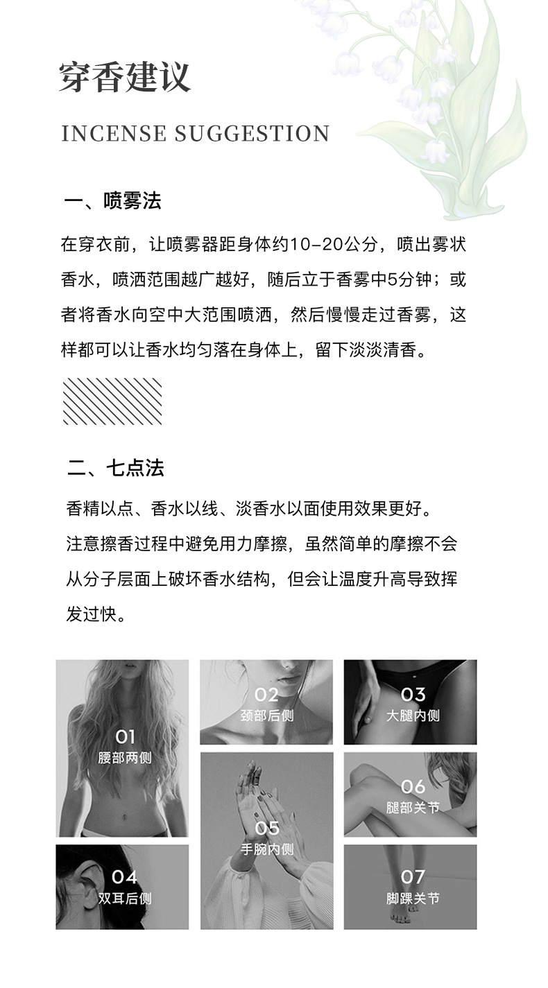 跨境专供坚强男女士香水100ml木质花香调清新自然持久淡香水喷雾详情8