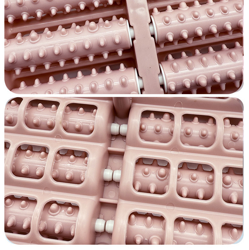 五排滚轮触点足底按摩器双脚同按脚底按摩家用办公室器材滚轮式详情12