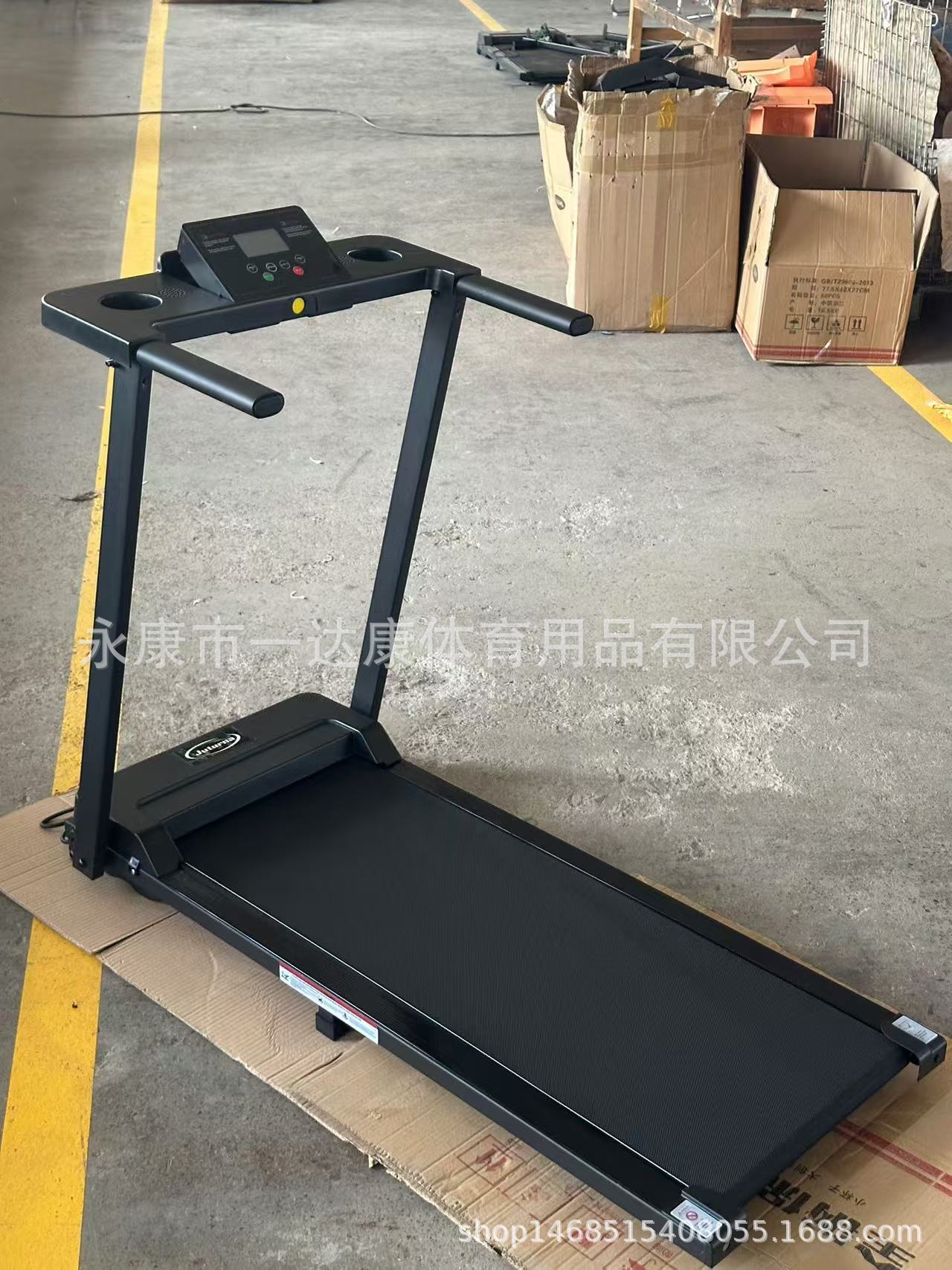 Yidakang home-use small folding fitness equipment, electric walking machine, indoor flat treadmill pic 2