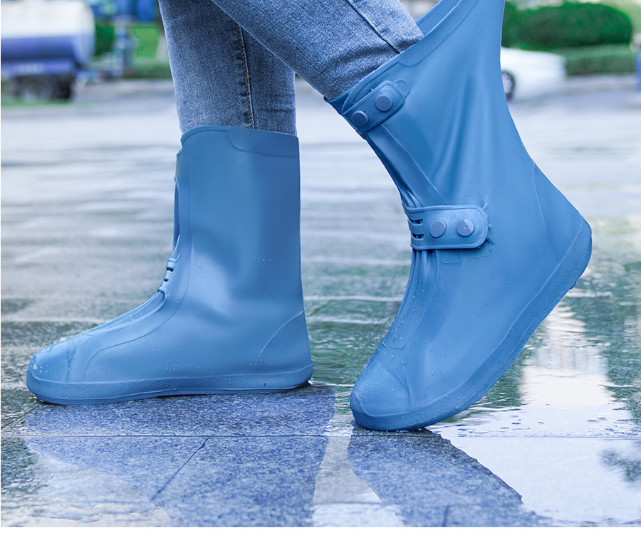 雨鞋套雨天鞋套防水防滑加厚耐磨防雨脚套女男硅胶儿童下雨雨靴套详情6