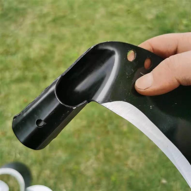 Agricultural sickle for grass cutting, household fishing, express manganese steel, all-steel, leek cutting, rape cutting, tree cutting and grass cutting, grass cutting knife pic 13