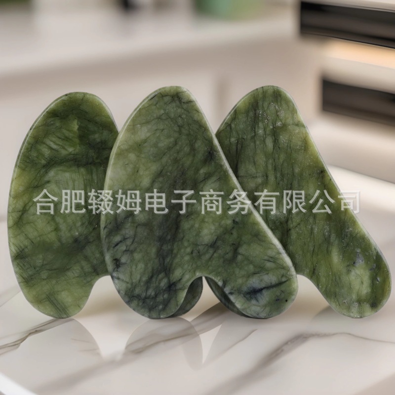 天然玉石美容器刮痧板面部颈部淋巴按摩自用中医馆美容院推拿馆用详情12