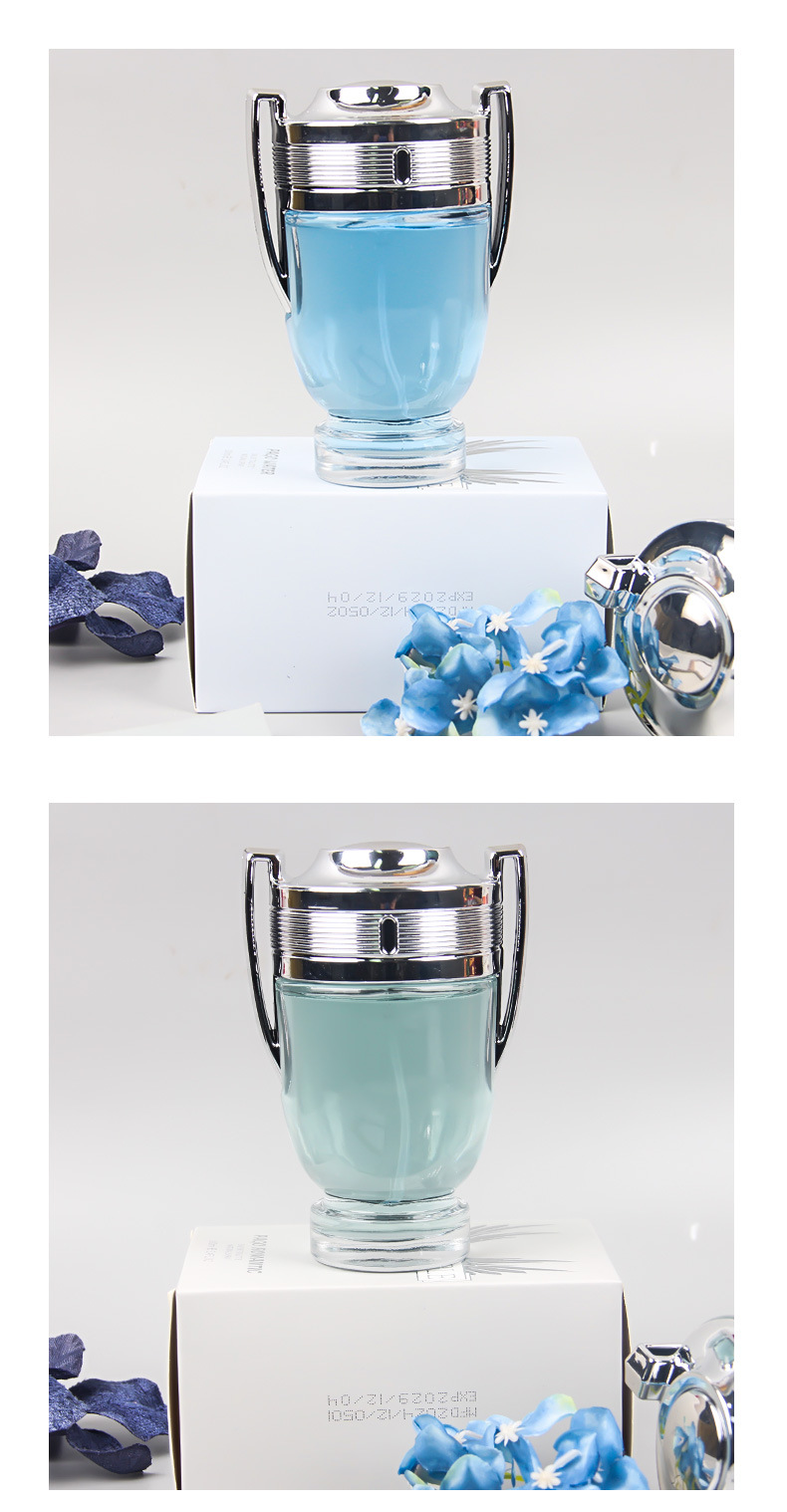 战无不胜勇者银色奖杯男士自然诱惑香水100ml奖杯勇者跨境香水详情10