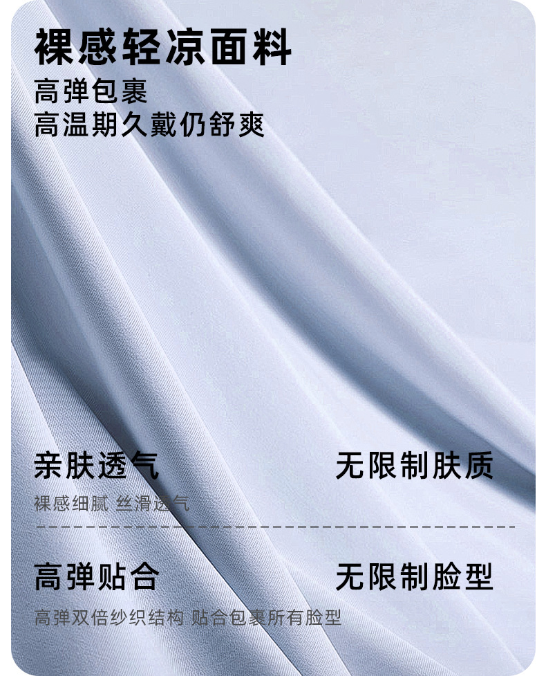 夏季爆款防晒面罩防紫外线冰丝防晒面纱脸基尼女透气护眼防晒口罩详情16