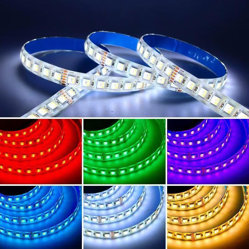 rgbcw智能幻彩灯带24伏自粘RGBW七彩RGBCW全彩变色led贴片软灯条详情10