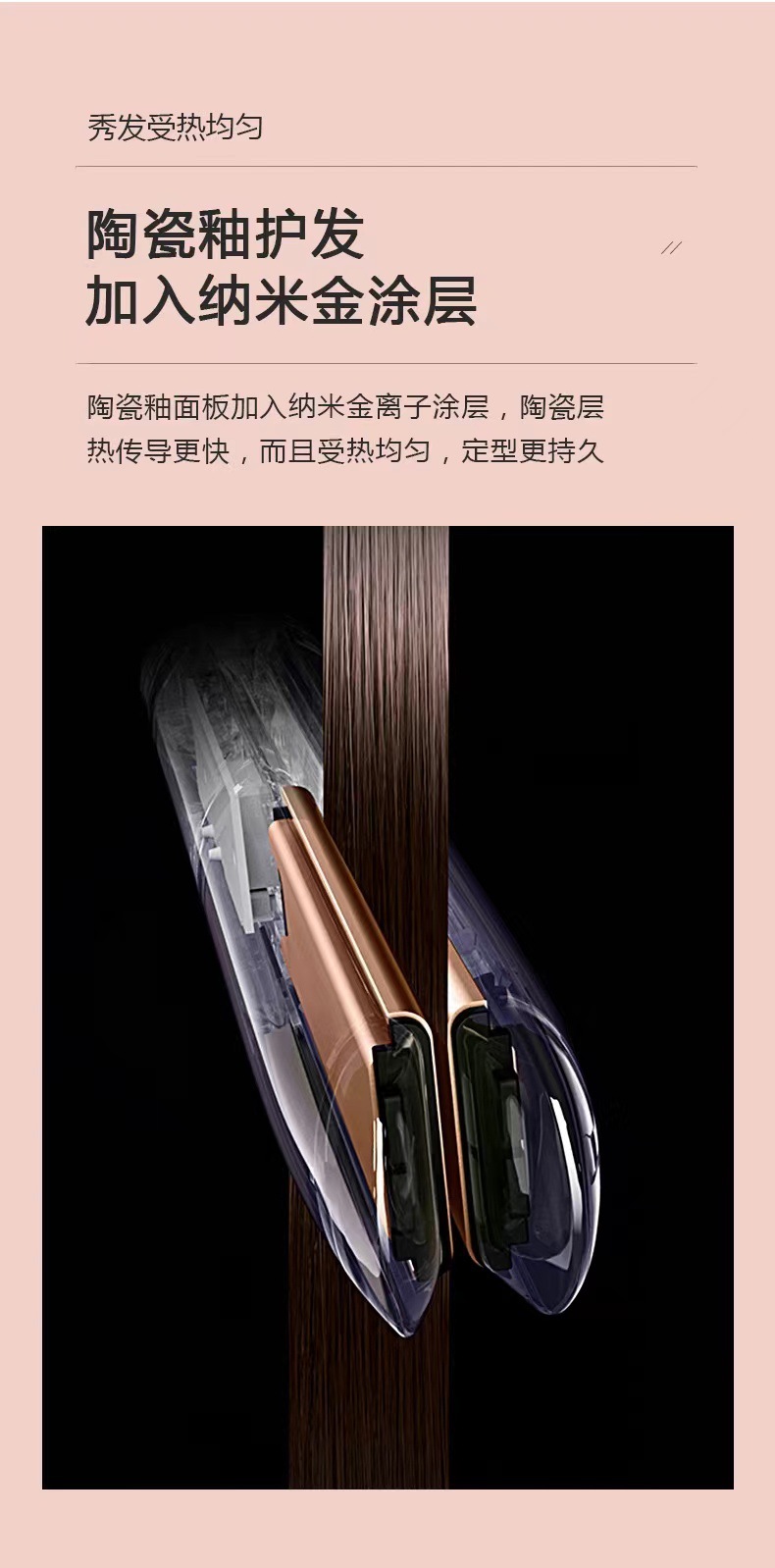 Mini curling irons, dual-purpose straightening devices, straightening boards, home bangs clips, hair salon electric clips, gift bestsellers pic 7