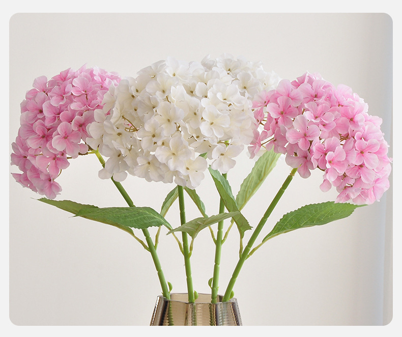 仿真绣球花高档婚庆婚礼布置路引摄影道具3D打印贝拉安娜绣球假花详情20