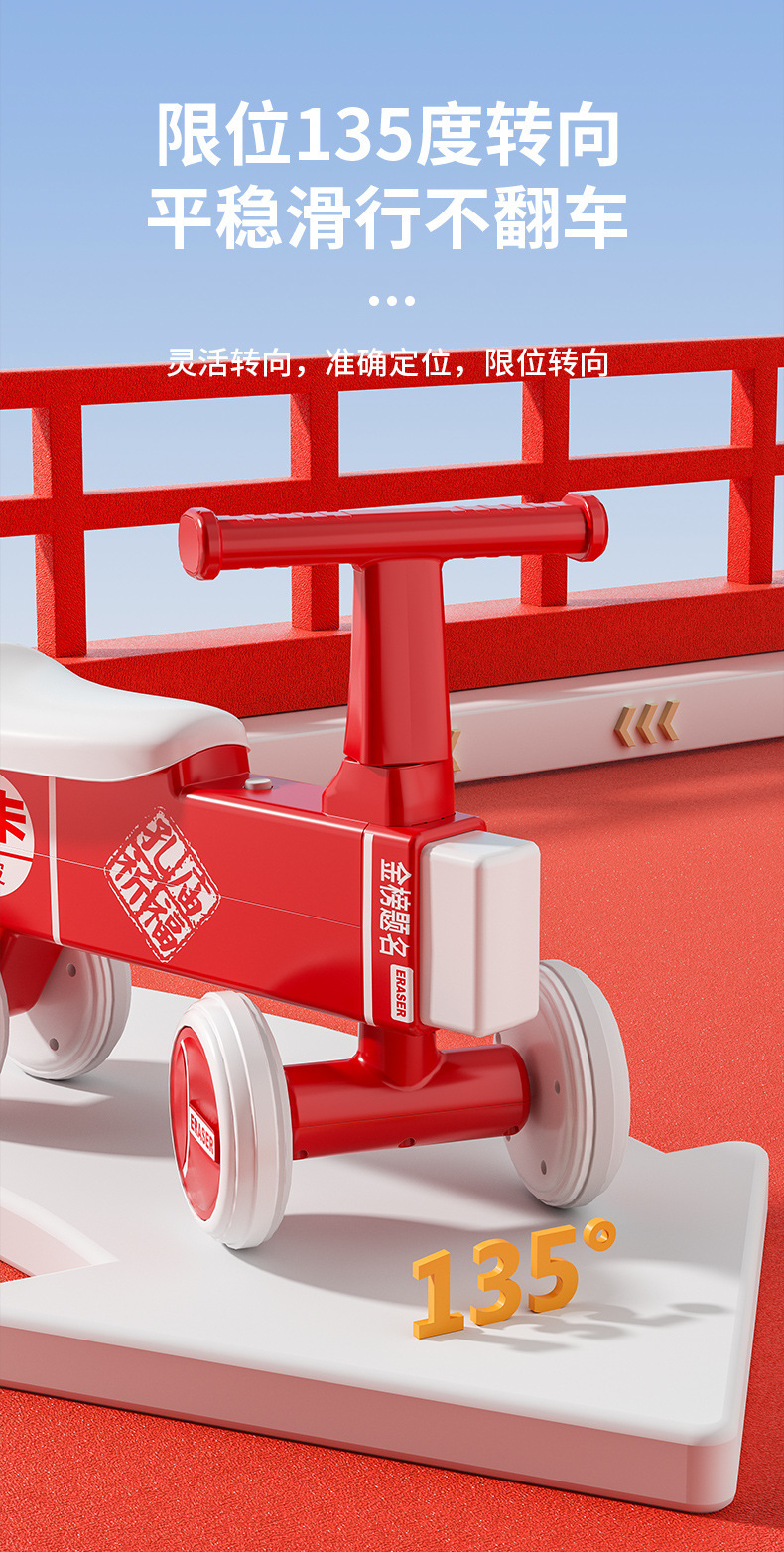 儿童滑行车1-3岁小孩婴儿学步车四轮溜溜车适合男女宝宝宝滑步车详情6