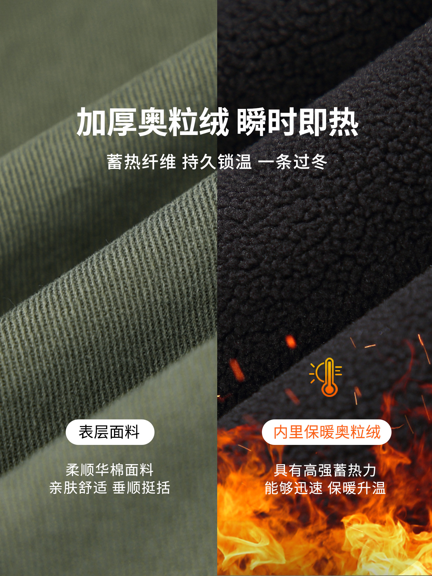 纯棉工装裤男2025秋冬宽松运动卫裤男士直筒休闲长裤冬季加绒裤子详情9