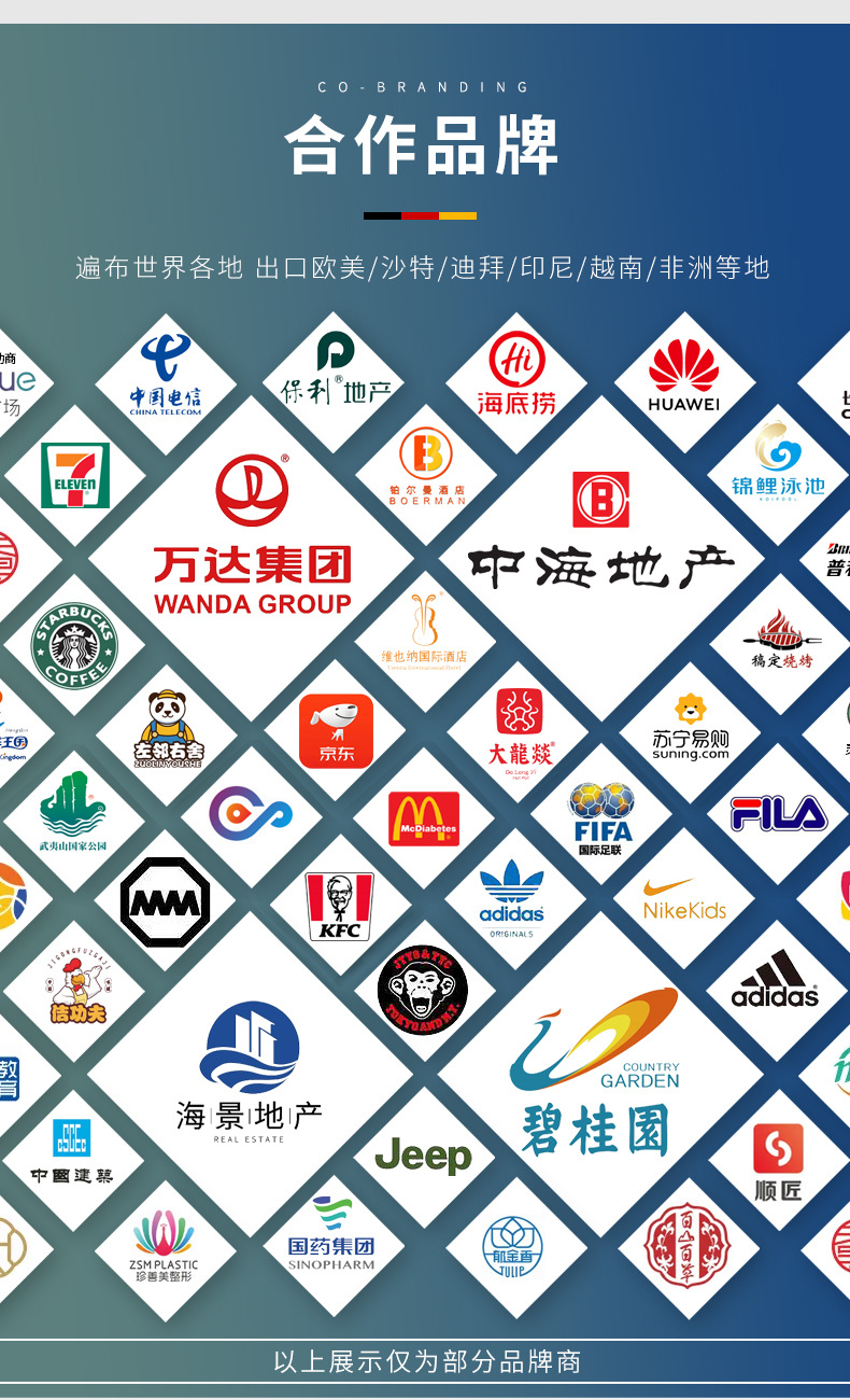 铝合金防尘静音地垫商用地垫酒店门口嵌入式地毯门垫进门垫LOGO详情23