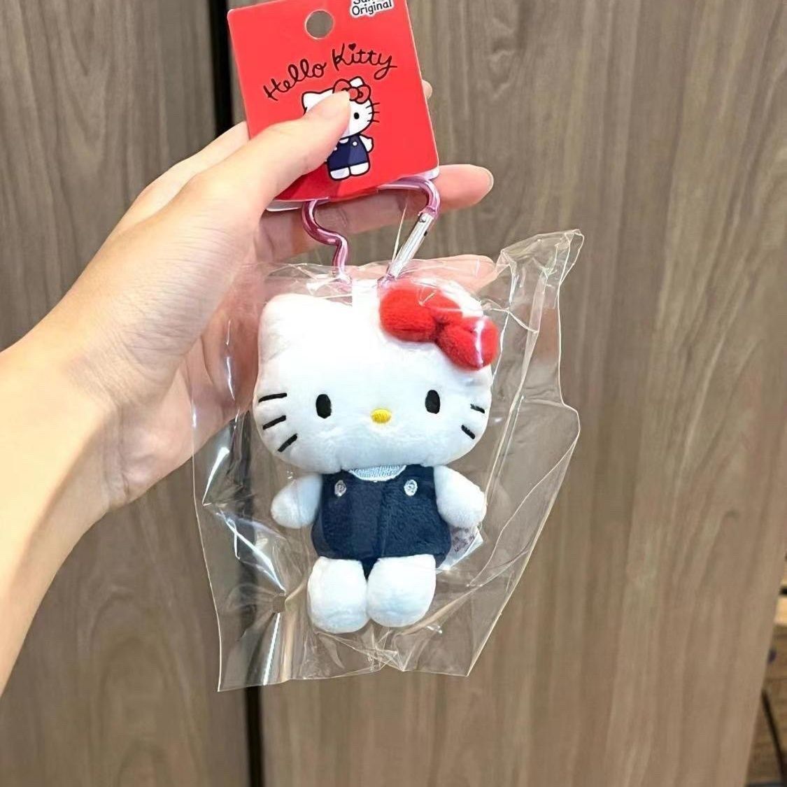 可爱hellokitty挂件凯蒂猫kt毛绒玩具猫咪公仔玩偶包包钥匙扣挂饰详情4