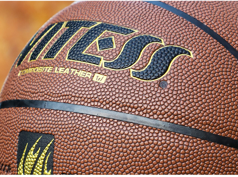 WITESS篮球PU室外耐磨5号儿童中小学生7号成人比赛蓝球批发刻字详情16