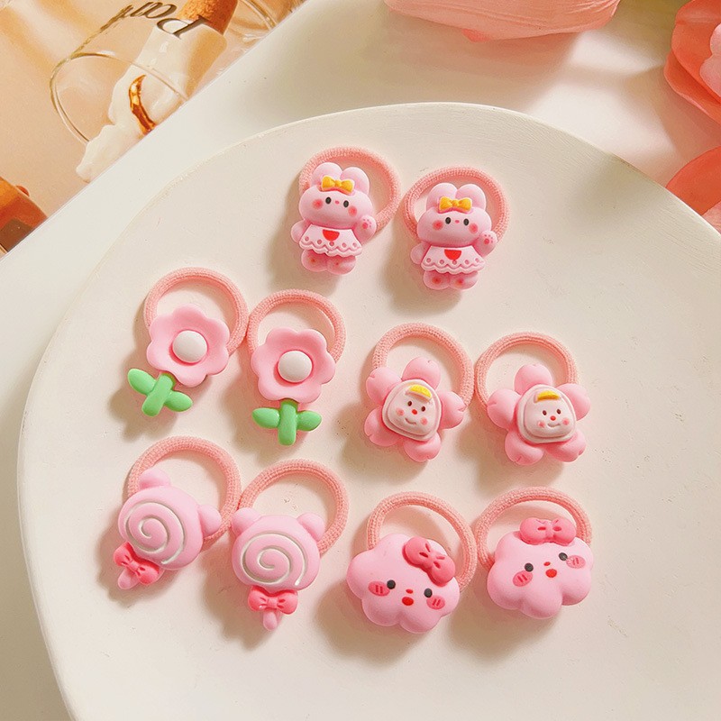宝宝发圈发小皮筋头绳高弹力橡皮筋女童发绳头饰儿童发饰饰品详情35