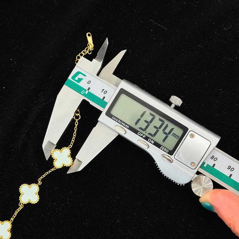 高级感双面五花花瓣手链镀18K金贝母玛瑙轻奢百搭网红饰多色可选详情31