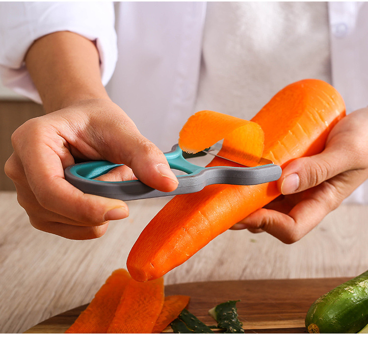 Stainless steel melon and vegetable grater, household multi-functional peeler, creative fruit peeler, kitchen small tools pic 6