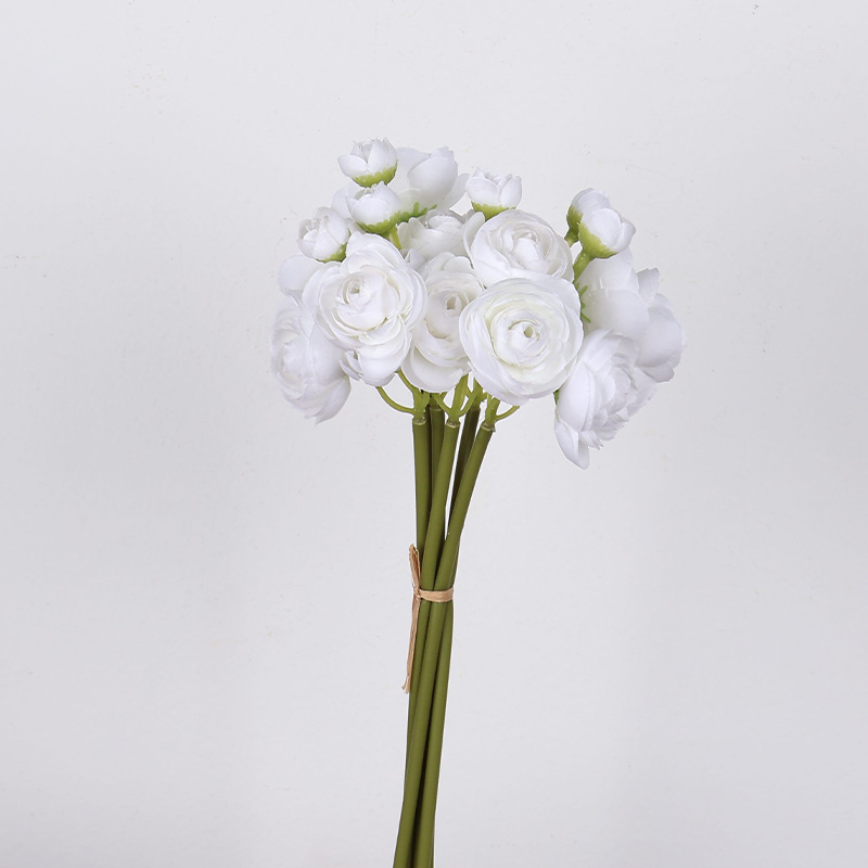 迷你露莲花露莲把束仿真花小茶玫花束假高级感家居装饰花婚庆绢花详情13