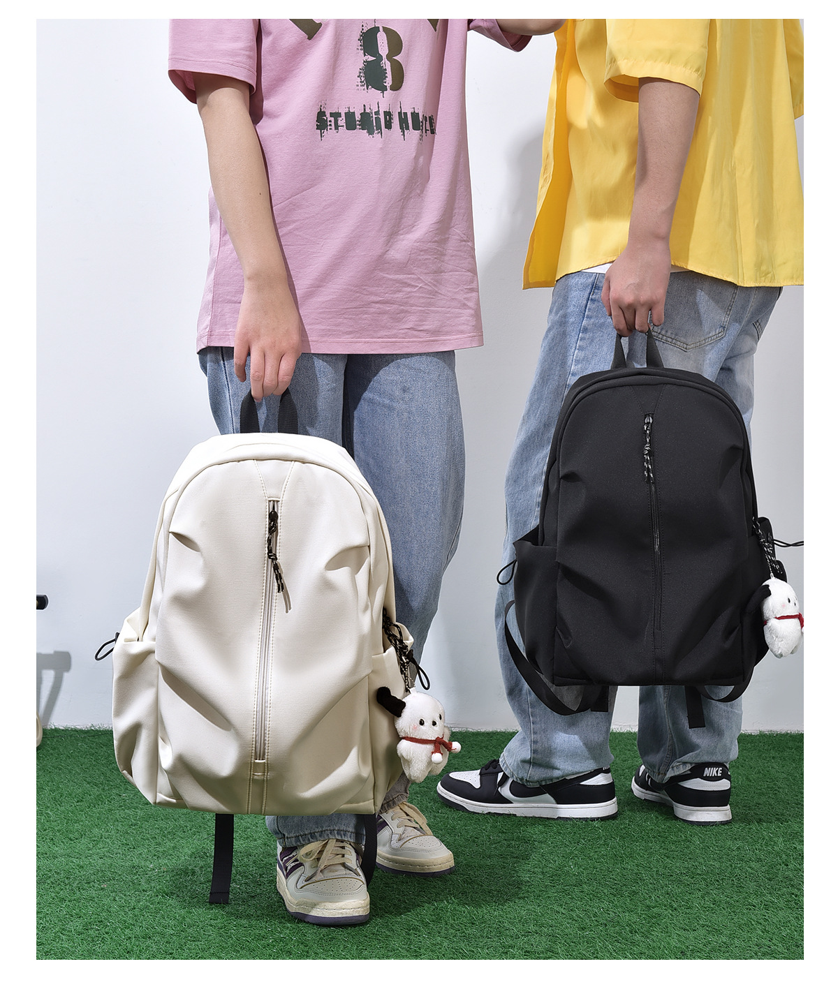 飞莎新款学生书包直销大容量韩版简约新款日系出游男女双肩包详情28