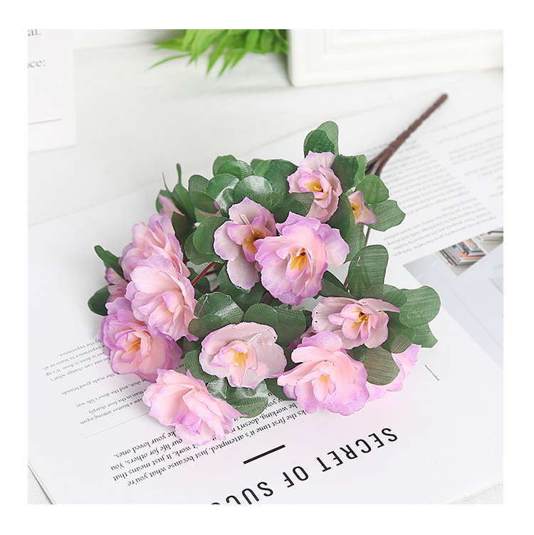 杜鹃花仿真花假花婚礼客厅装饰场景布置艺术插花户外工程办公文化仿真园艺玫瑰摆件详情8