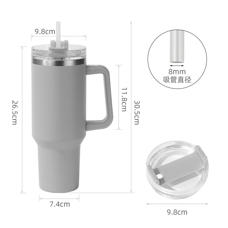 亚马逊40oz汽车杯304手柄冰霸保温杯保温冷一代二代车载水杯定制详情14