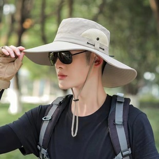 Brand [Sondona] Casual hats, sun protection hats, outdoor neck protectors, sun protection hats for men and women, large brim UV protection sun hats, cycling, fishing, mountaineering hats, face masks pic 3