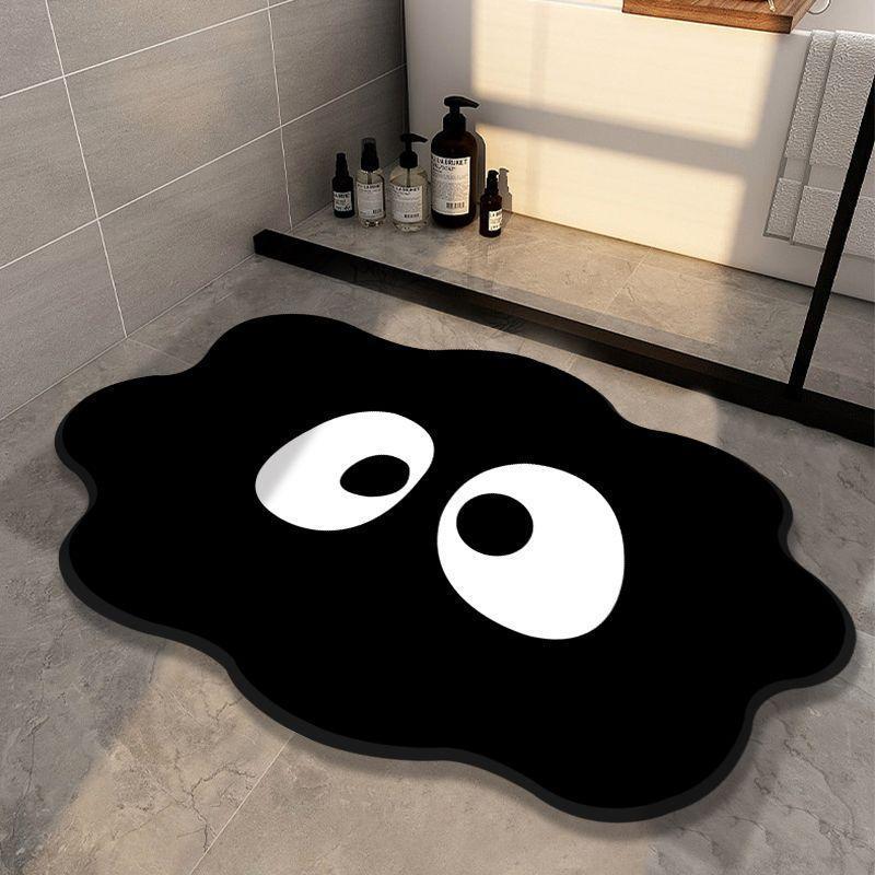 Diatom mud cartoon floor MATS for bathrooms, water-absorbing and quick-drying anti-slip foot MATS for lobbies, dirt-resistant and easy-to-clean door MATS pic 20