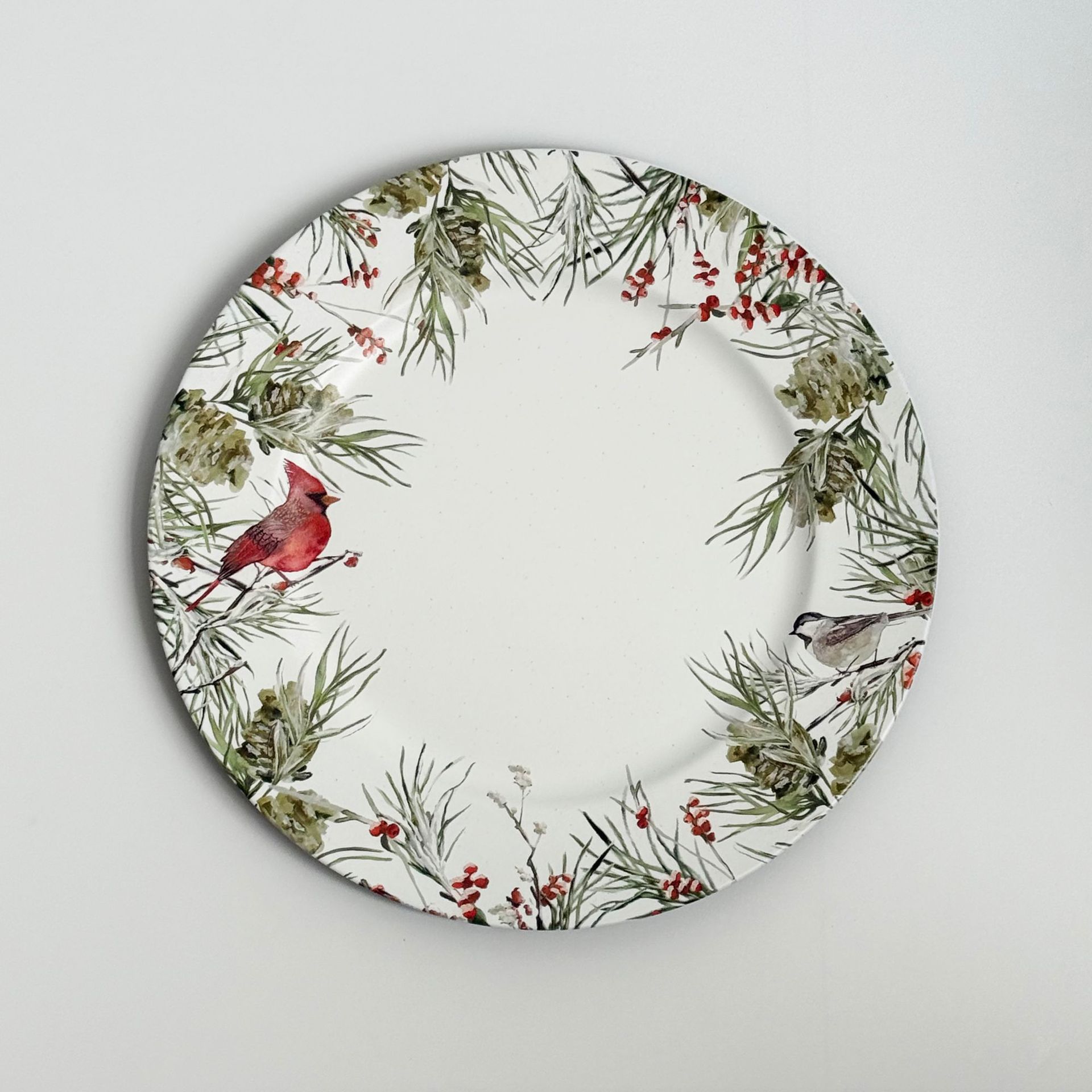 跨镜外贸chargerplates花园花朵系列装饰盘婚礼酒店晚宴派对使用详情17